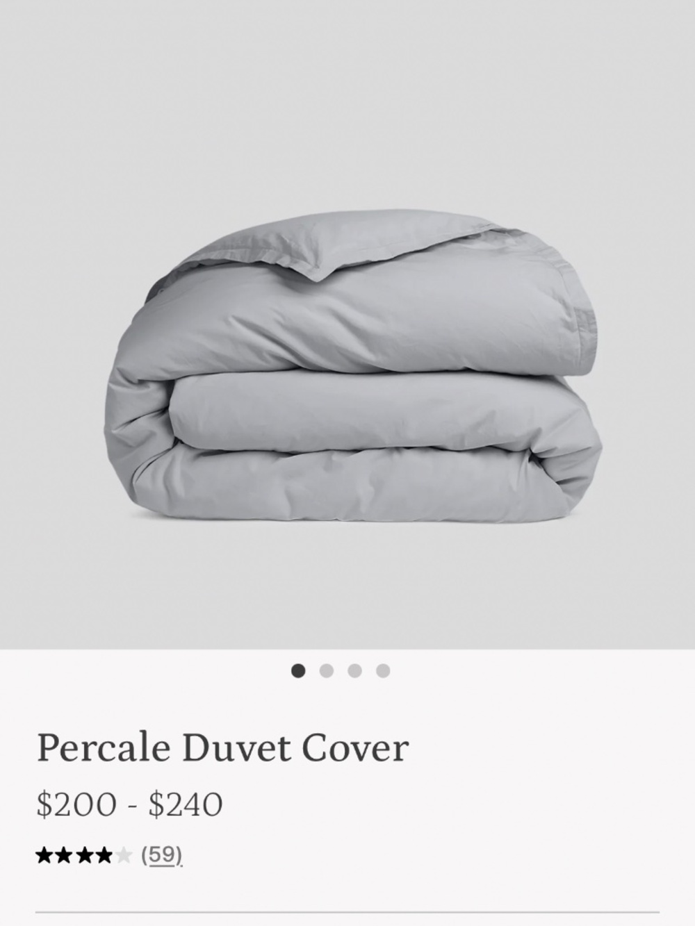 well loved parachute percale duvet cover (color sky)